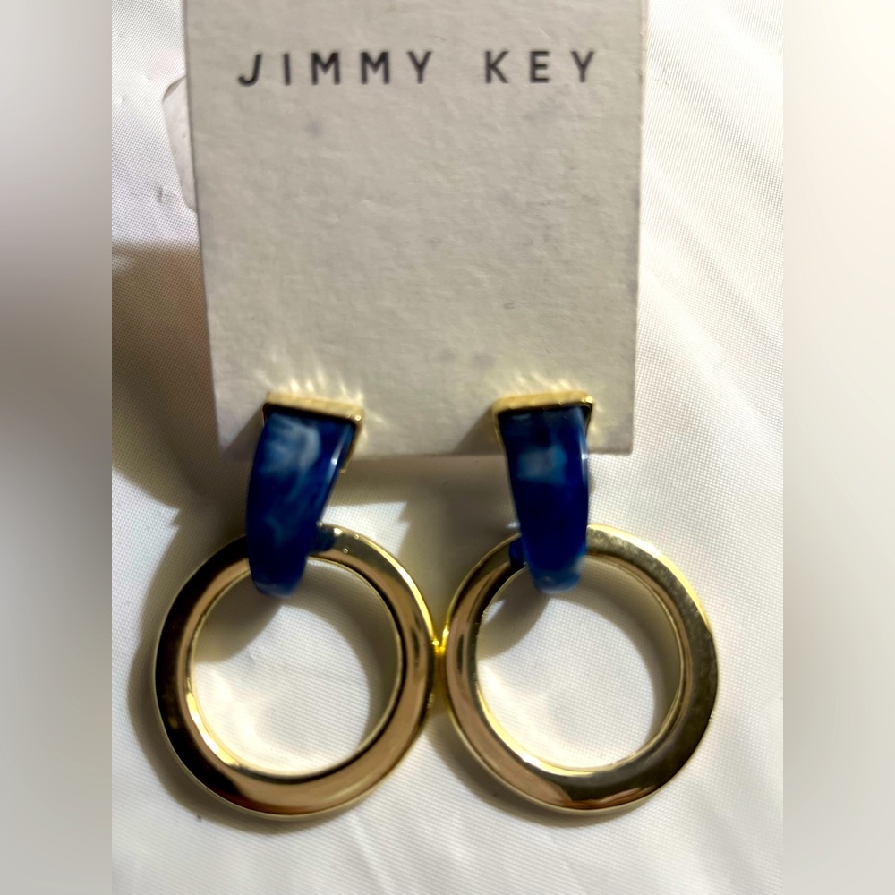 New silver and blue  Earrings